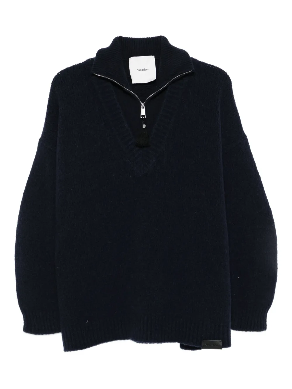 Свитер Kylen на молнии с кисточкой Nanushka, синий
Свитер Kylen на молнии с кисточкой Nanushka, синий