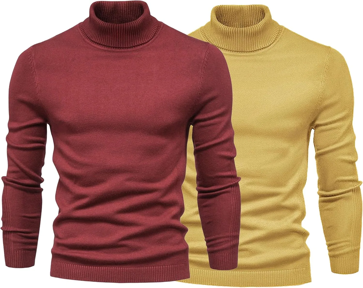 Два свитера с длинным рукавом для мужчин Slim Fit QOAAIE
Два свитера с длинным рукавом для мужчин Slim Fit QOAAIE