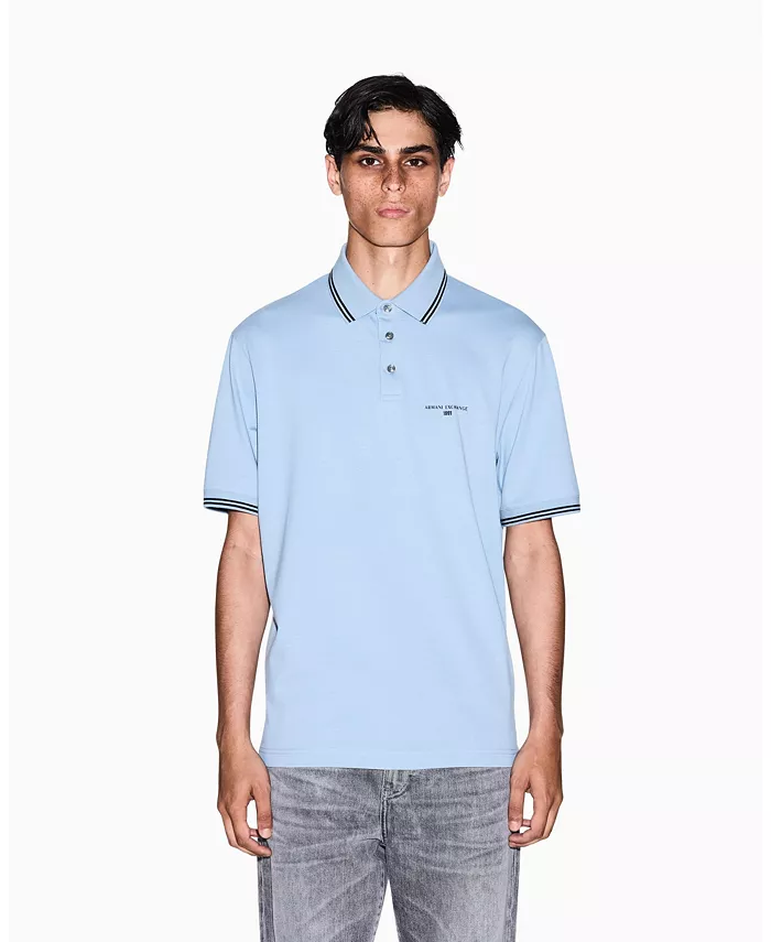 Мужская поло с джерси воротником и контрастной отделкой A|X Armani Exchange, загар/бежевый
Мужская поло с джерси воротником и контрастной отделкой A|X Armani Exchange, загар/бежевый