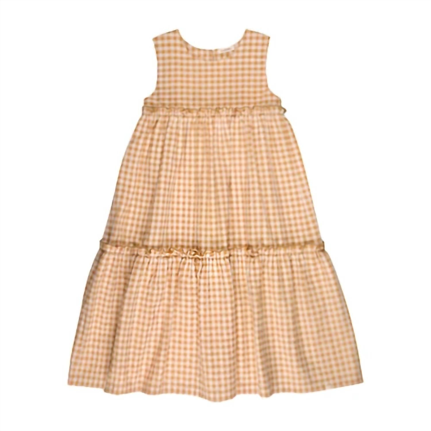 Детское платье Olívia в клетку, горчичное Möm(e) Portugal, Mustard
Детское платье Olívia в клетку, горчичное Möm(e) Portugal, Mustard