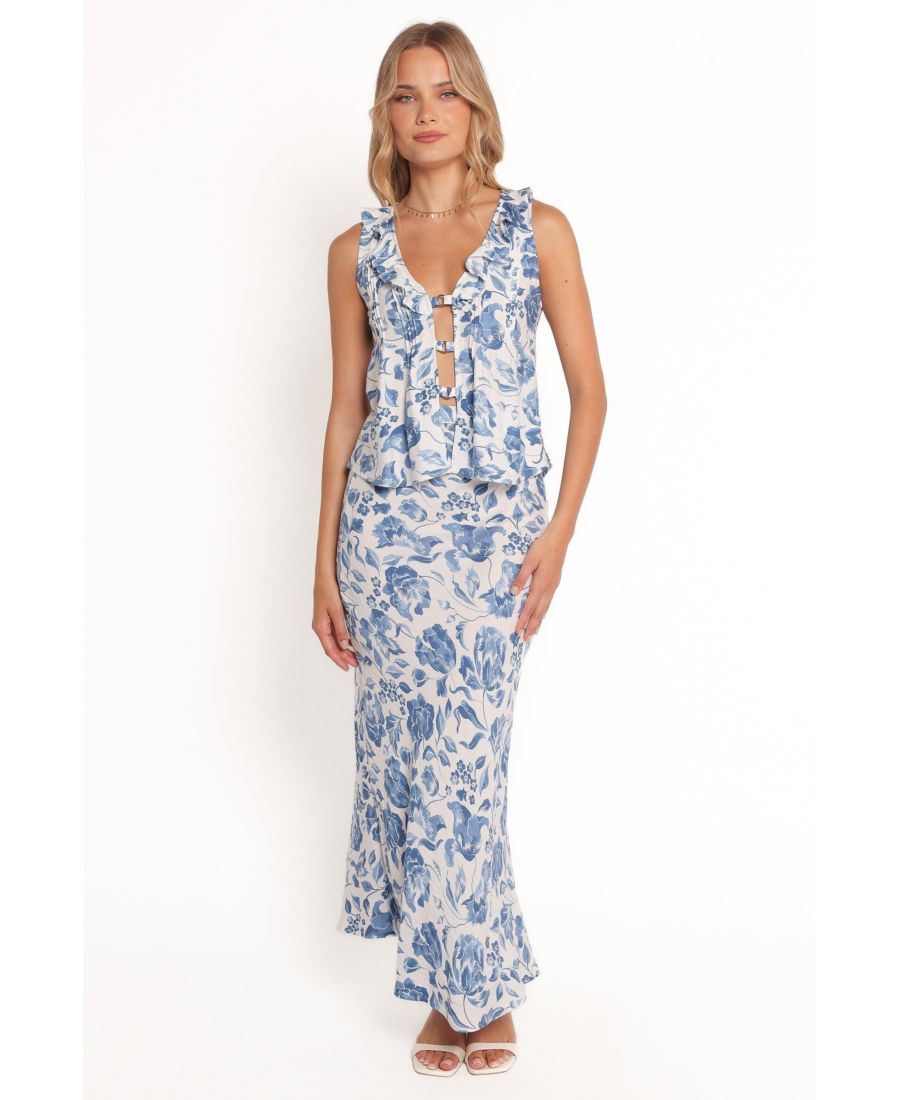 Женский топ Claud Petal and Pup, Blue white floral
Женский топ Claud Petal and Pup, Blue white floral