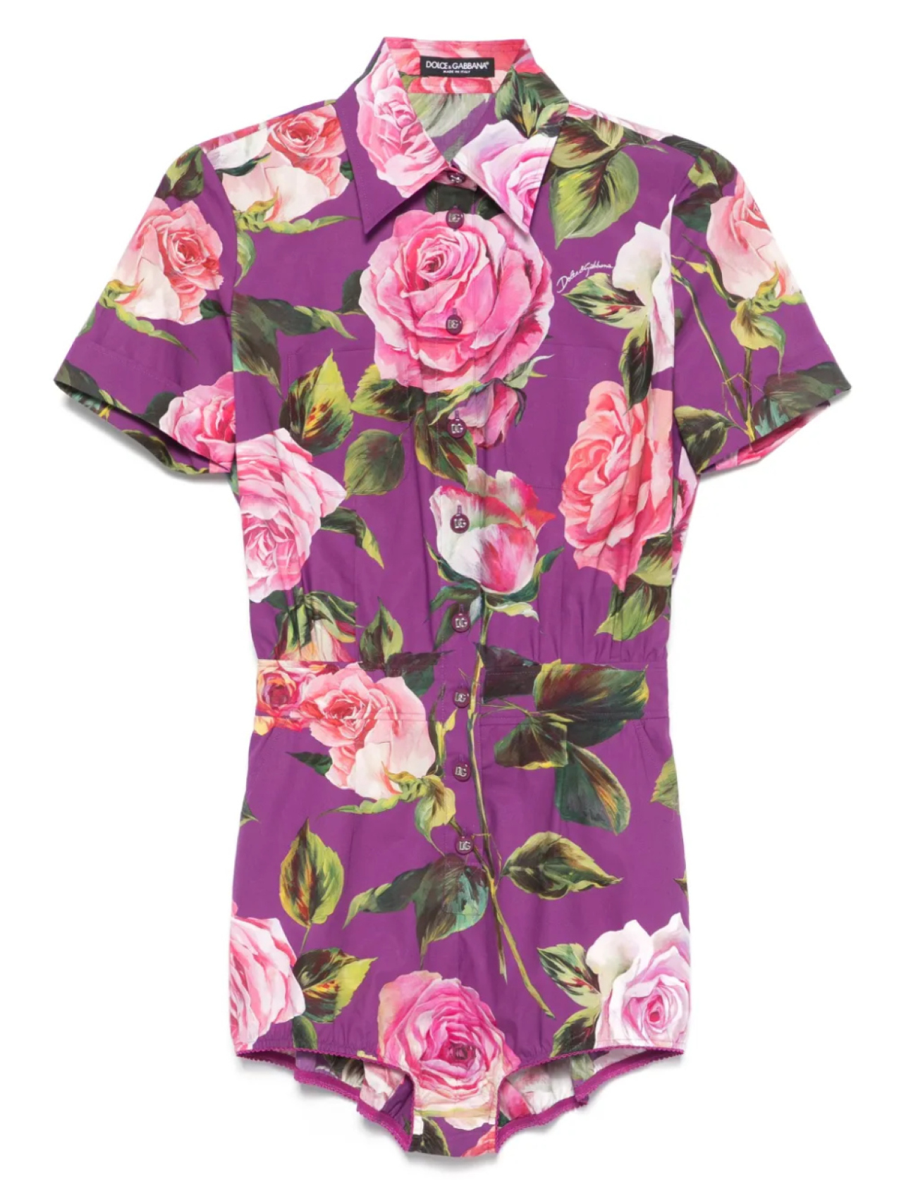 Комбинезон с цветочным принтом Dolce & Gabbana, фиолетовый
Комбинезон с цветочным принтом Dolce & Gabbana, фиолетовый