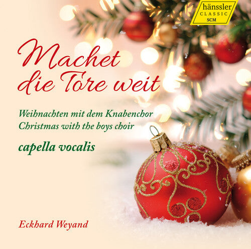 CD диск Thiel / Capella Vocalis / Weyand: Machet Die Tore Weit-Christmas with the Boys Choir
CD диск Thiel / Capella Vocalis / Weyand: Machet Die Tore Weit-Christmas with the Boys Choir