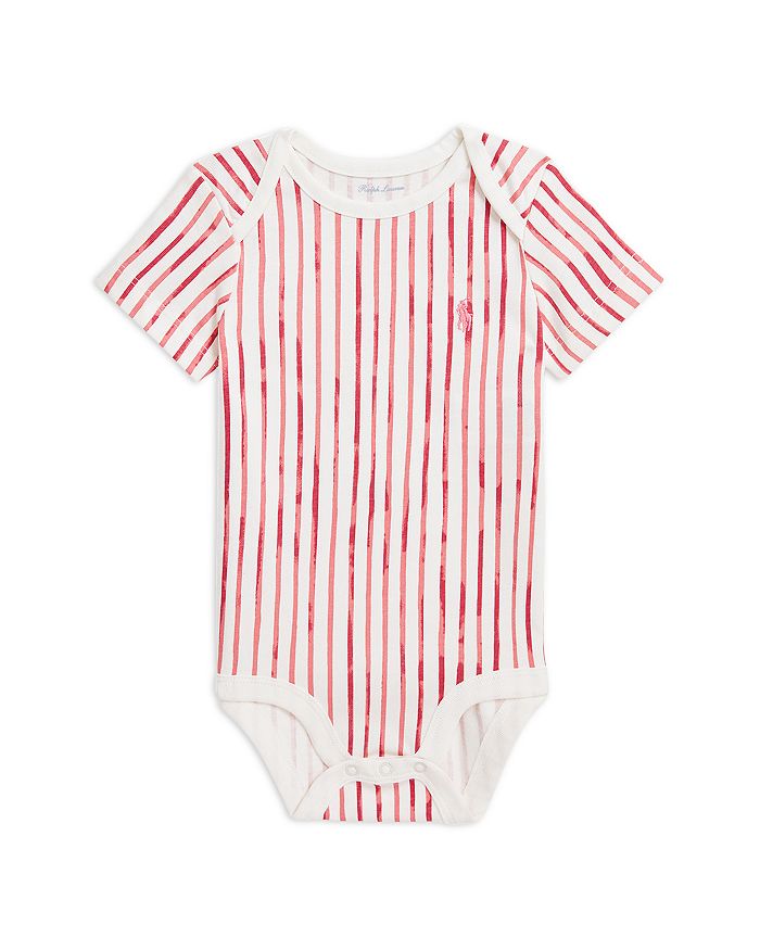 Боди для мальчиков из хлопкового джерси в полоску - Baby Ralph Lauren, мультиколор 
Боди для мальчиков из хлопкового джерси в полоску - Baby Ralph Lauren, мультиколор