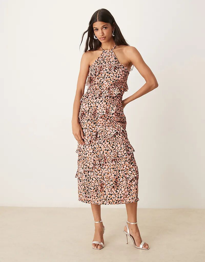 Платье мидакси Pretty Lavish Katy с оборками и абстрактным горошек
Платье мидакси Pretty Lavish Katy с оборками и абстрактным горошек