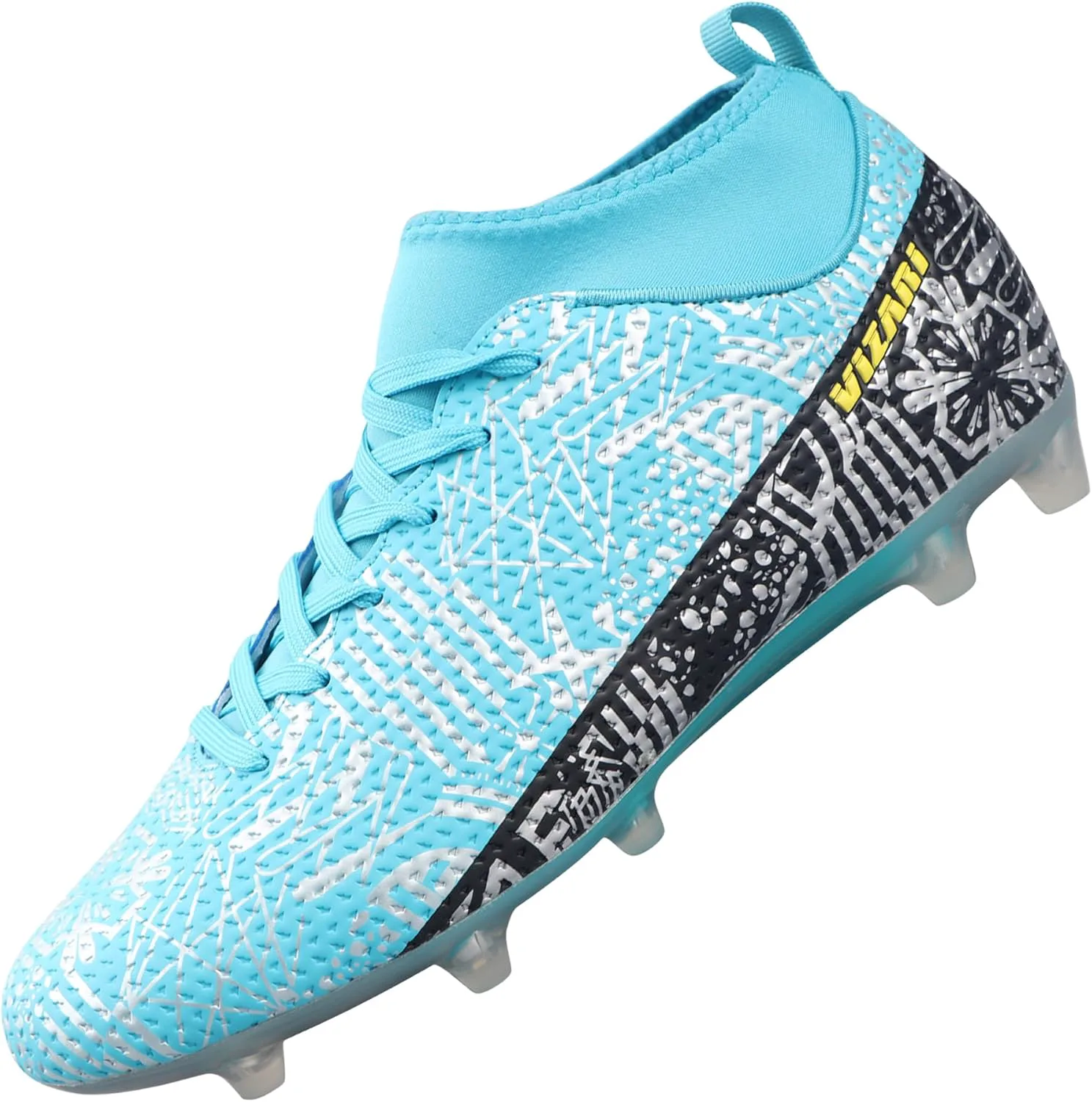 Футбольные бутсы Vizari Saco FG для взрослых, для игры на улице | Мятно-черные высокие футбольные кроссовки с носком | Профессиональные бутсы с высокими шипами | Прозрачные футбольные шипы, мятный/черный
Футбольные бутсы Vizari Saco FG для взрослых, для игры на улице | Мятно-черные высокие футбольные кроссовки с носком | Профессиональные бутсы с высокими шипами | Прозрачные футбольные шипы, мятный/черный