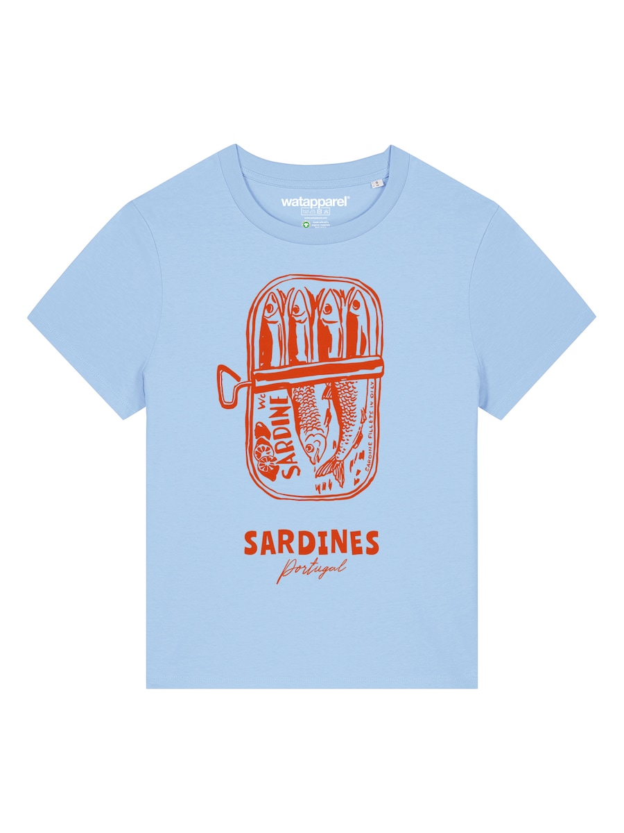 Рубашка Watapparel Sardines Portugal, небесно-голубой
Рубашка Watapparel Sardines Portugal, небесно-голубой