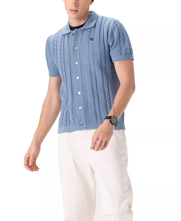 Мужской джемпер JC Polo с узором "косичка" Members Only, серый
Мужской джемпер JC Polo с узором "косичка" Members Only, серый