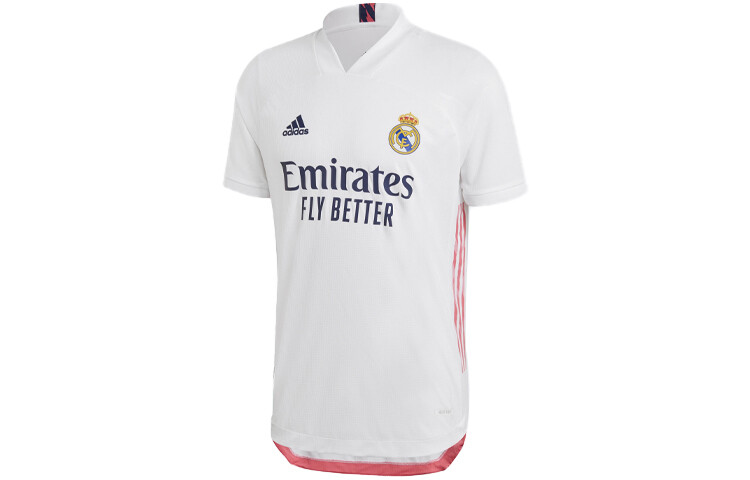 Домашняя аутентичная футболка Real Madrid 20/21 Adidas, белый 
Домашняя аутентичная футболка Real Madrid 20/21 Adidas, белый