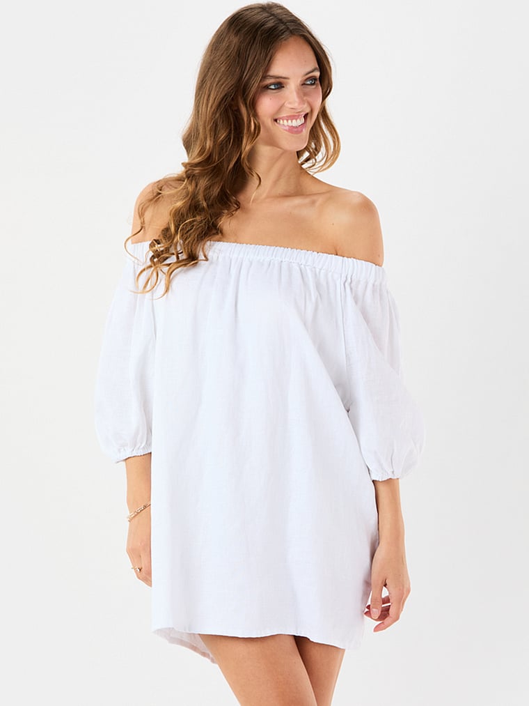 Платье мини цвета личи Tiare Hawaii, белый
Платье мини цвета личи Tiare Hawaii, белый