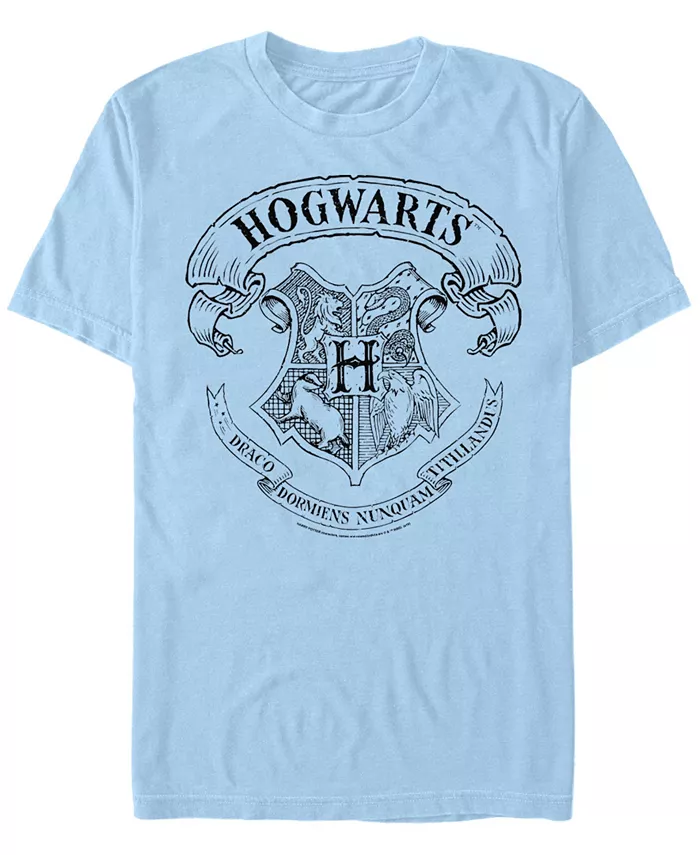 Мужская футболка с коротким рукавом и гербом Хогвартса Fifth Sun, синий
Мужская футболка с коротким рукавом и гербом Хогвартса Fifth Sun, синий