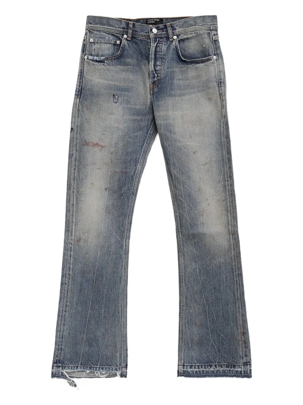 Джинсы Elvis Texas Flare с эффектом потертости Enfants Riches Déprimés, синий
Джинсы Elvis Texas Flare с эффектом потертости Enfants Riches Déprimés, синий