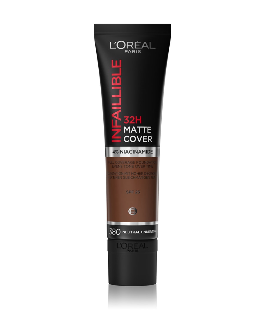 Жидкая основа L'Oréal Paris Infaillible 32H Matte Cover, Nr. 380 - Neutral Undertone, 30 ml
Жидкая основа L'Oréal Paris Infaillible 32H Matte Cover, Nr. 380 - Neutral Undertone, 30 ml