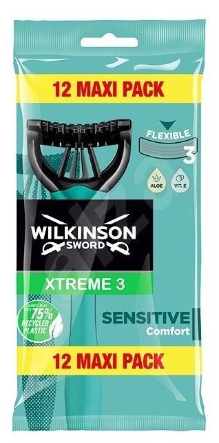 Wilkinson Xtreme3 Sensitive Comfort бритва для мужчин, 12 шт.
Wilkinson Xtreme3 Sensitive Comfort бритва для мужчин, 12 шт.