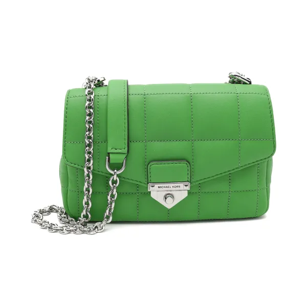 Кожаная сумка-мессенджер soho Michael Kors, зеленый
Кожаная сумка-мессенджер soho Michael Kors, зеленый
