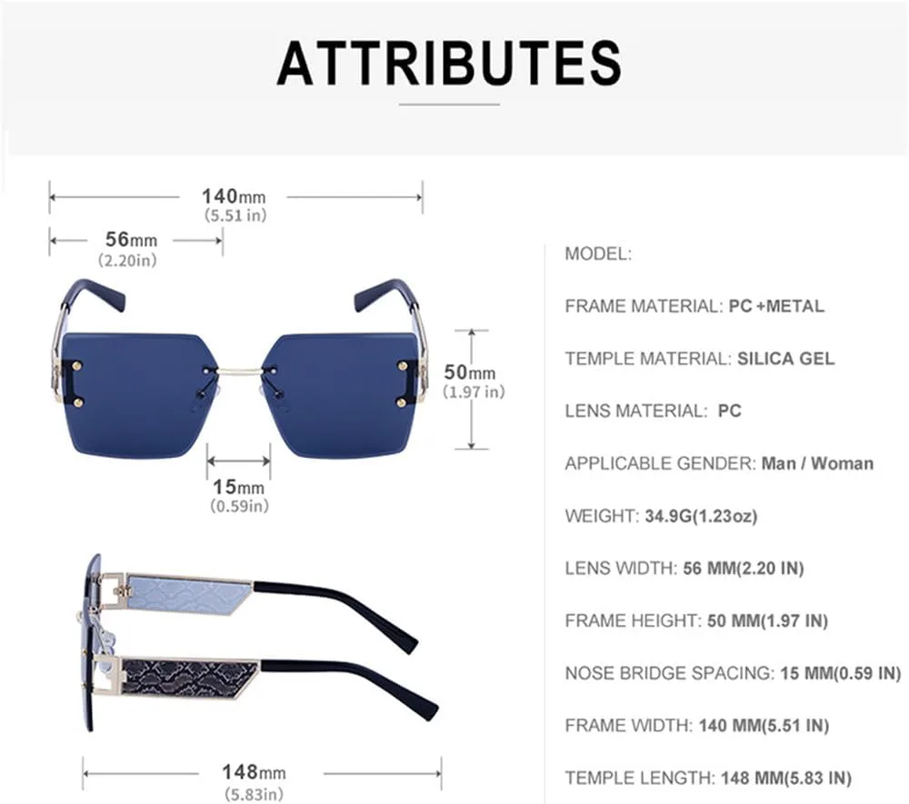 Мужские солнцезащитные очки в стиле ретро-панк с градиентной оправой, безрамочные, для вождения на открытом воздухе, защита от УФ-излучения UV400 HDUBFY, 4
Мужские солнцезащитные очки в стиле ретро-панк с градиентной оправой, безрамочные, для вождения на открытом воздухе, защита от УФ-излучения UV400 HDUBFY, 4