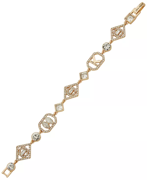 Гибкий браслет с логотипом из хрустальной мозаики Karl Lagerfeld Paris, gold-tone
Гибкий браслет с логотипом из хрустальной мозаики Karl Lagerfeld Paris, gold-tone