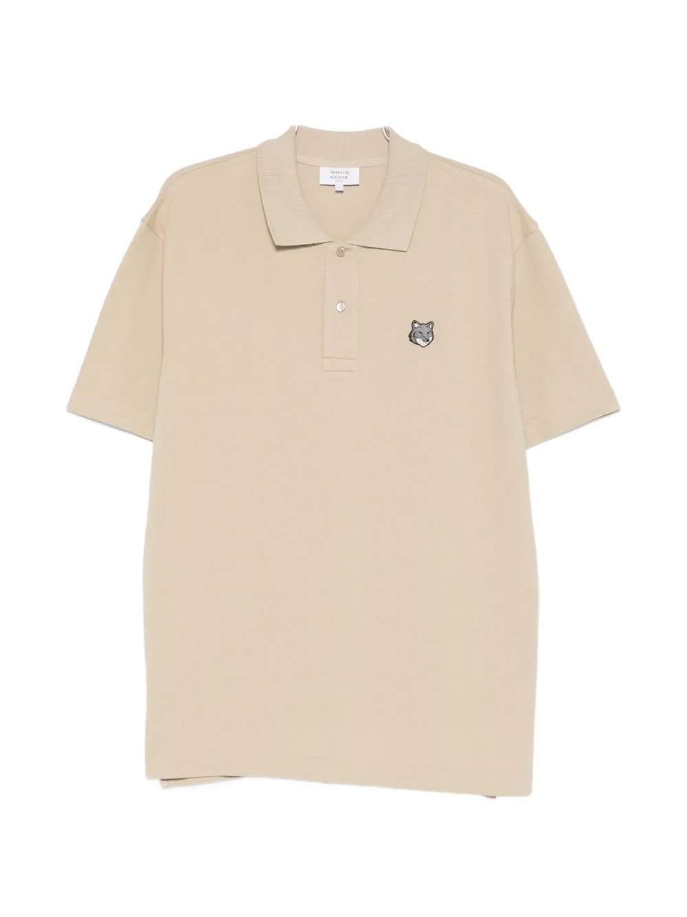 Поло на пуговицах Maison Kitsuné, бежевый
Поло на пуговицах Maison Kitsuné, бежевый