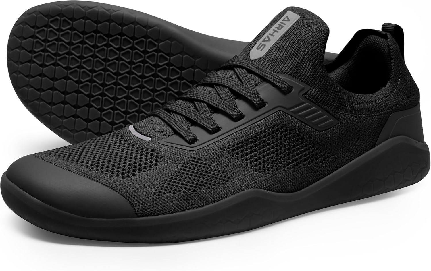 Мужские кроссовки с нулевым перепадом, широкой носочной частью, минималистичные для тренировок в зале, становая тяга, кросс-тренинг Airhas, черный
Мужские кроссовки с нулевым перепадом, широкой носочной частью, минималистичные для тренировок в зале, становая тяга, кросс-тренинг Airhas, черный