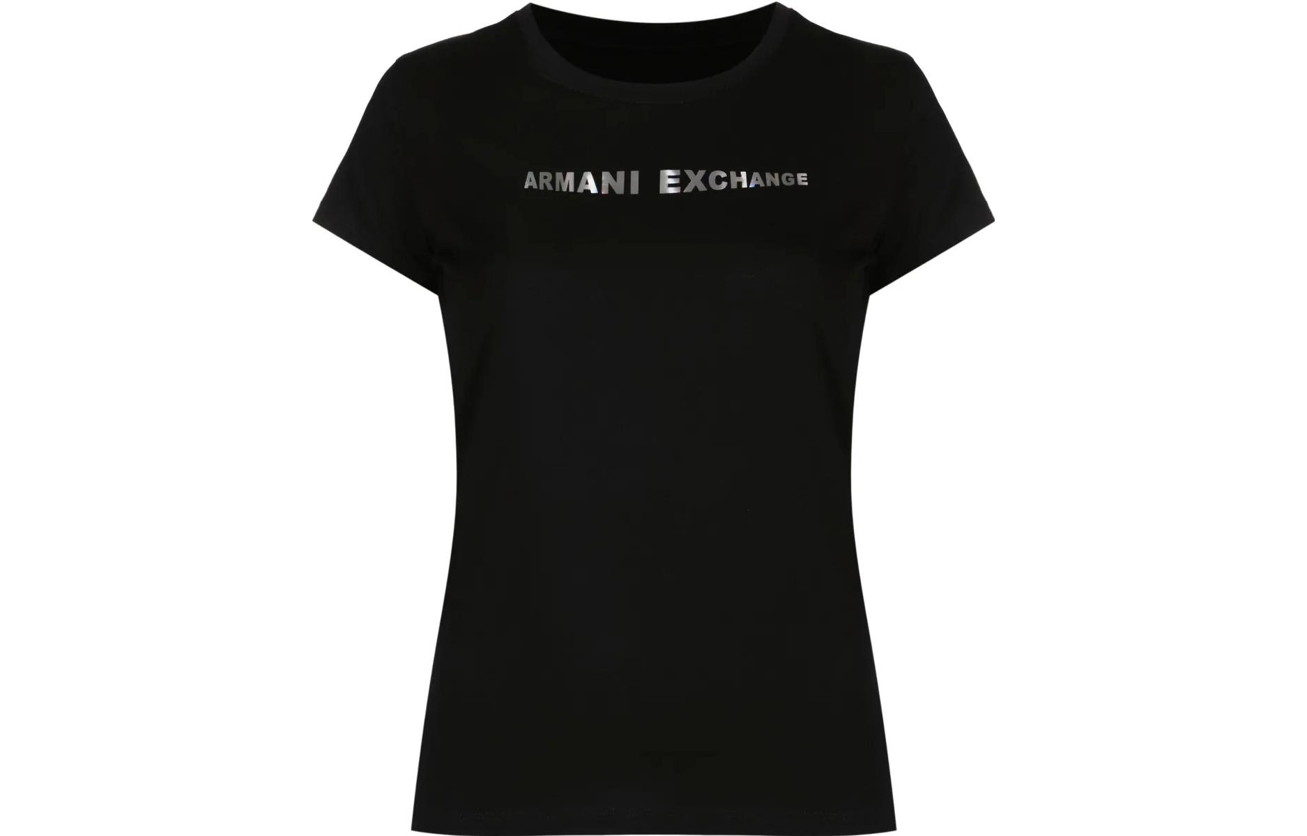 Футболка женская черная ARMANI EXCHANGE
Футболка женская черная ARMANI EXCHANGE