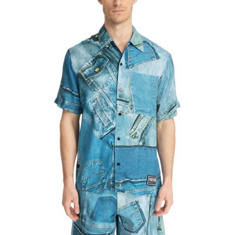 VERSACE JEANS COUTURE Мужская синяя рубашка
VERSACE JEANS COUTURE Мужская синяя рубашка
