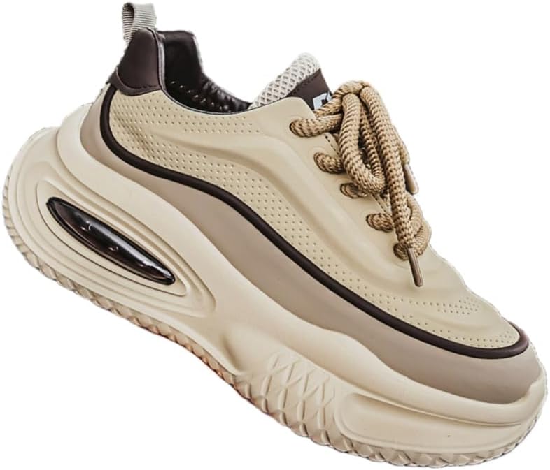 Повседневные спортивные кроссовки с толстой подошвой, амортизирующая подкладка, увеличивающая рост, износоустойчивая, противоскользящая, дышащая, стильная и универсальная для мужчин Fmshi, бежевый
Повседневные спортивные кроссовки с толстой подошвой, амортизирующая подкладка, увеличивающая рост, износоустойчивая, противоскользящая, дышащая, стильная и универсальная для мужчин Fmshi, бежевый