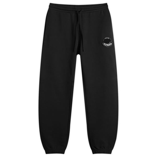 Спортивные брюки с логотипом Moncler, черный 
Спортивные брюки с логотипом Moncler, черный