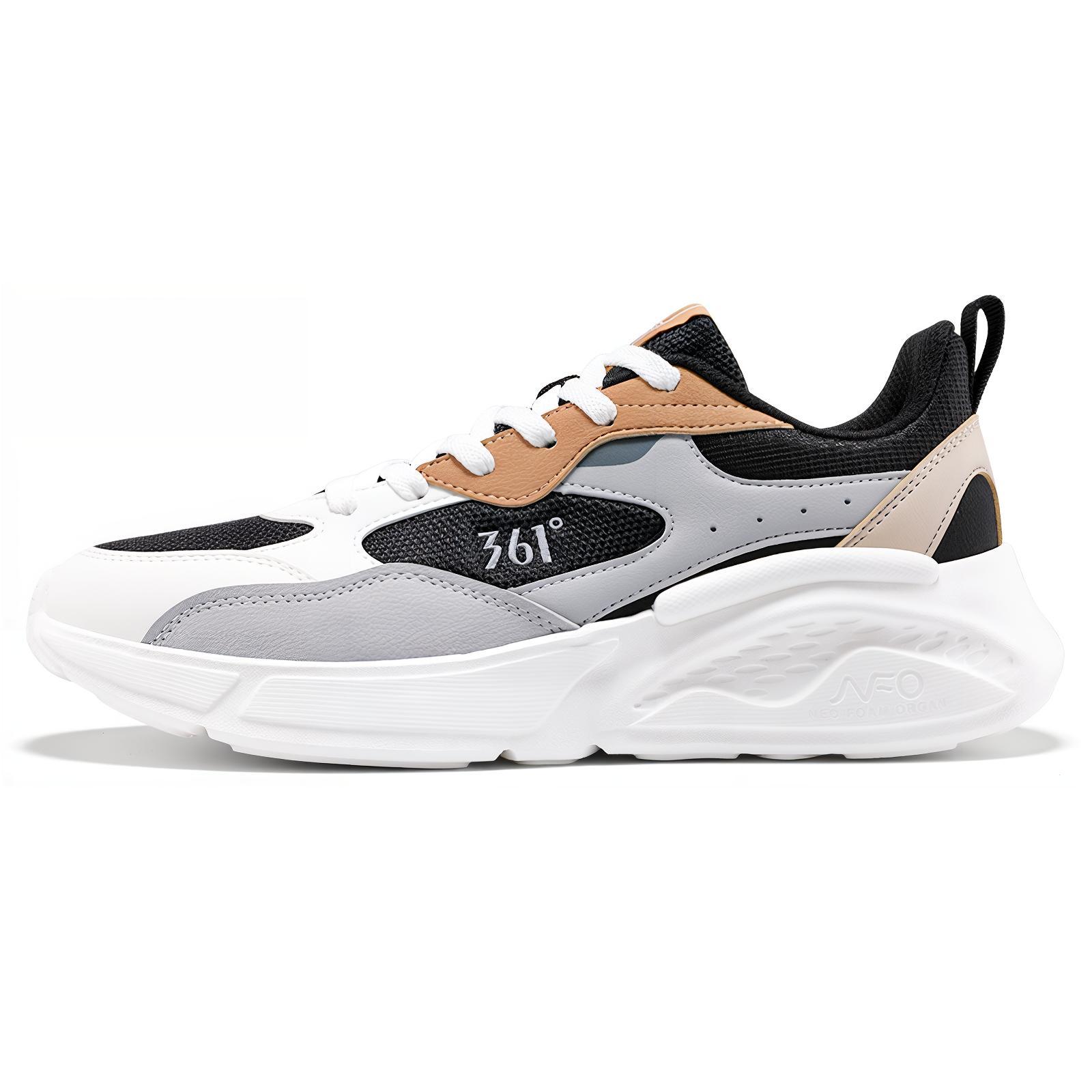 361° Нескользящие износостойкие низкие повседневные туфли мужские, черно-серые
361° Нескользящие износостойкие низкие повседневные туфли мужские, черно-серые