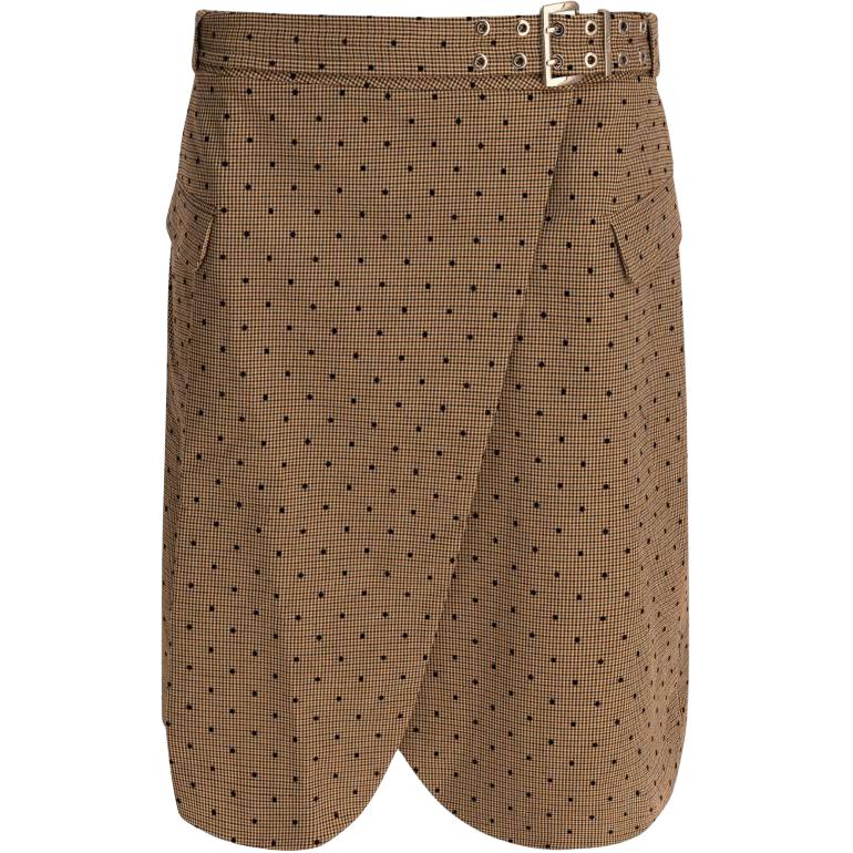 Флок чек юбка GANNI, коричневый
Флок чек юбка GANNI, коричневый