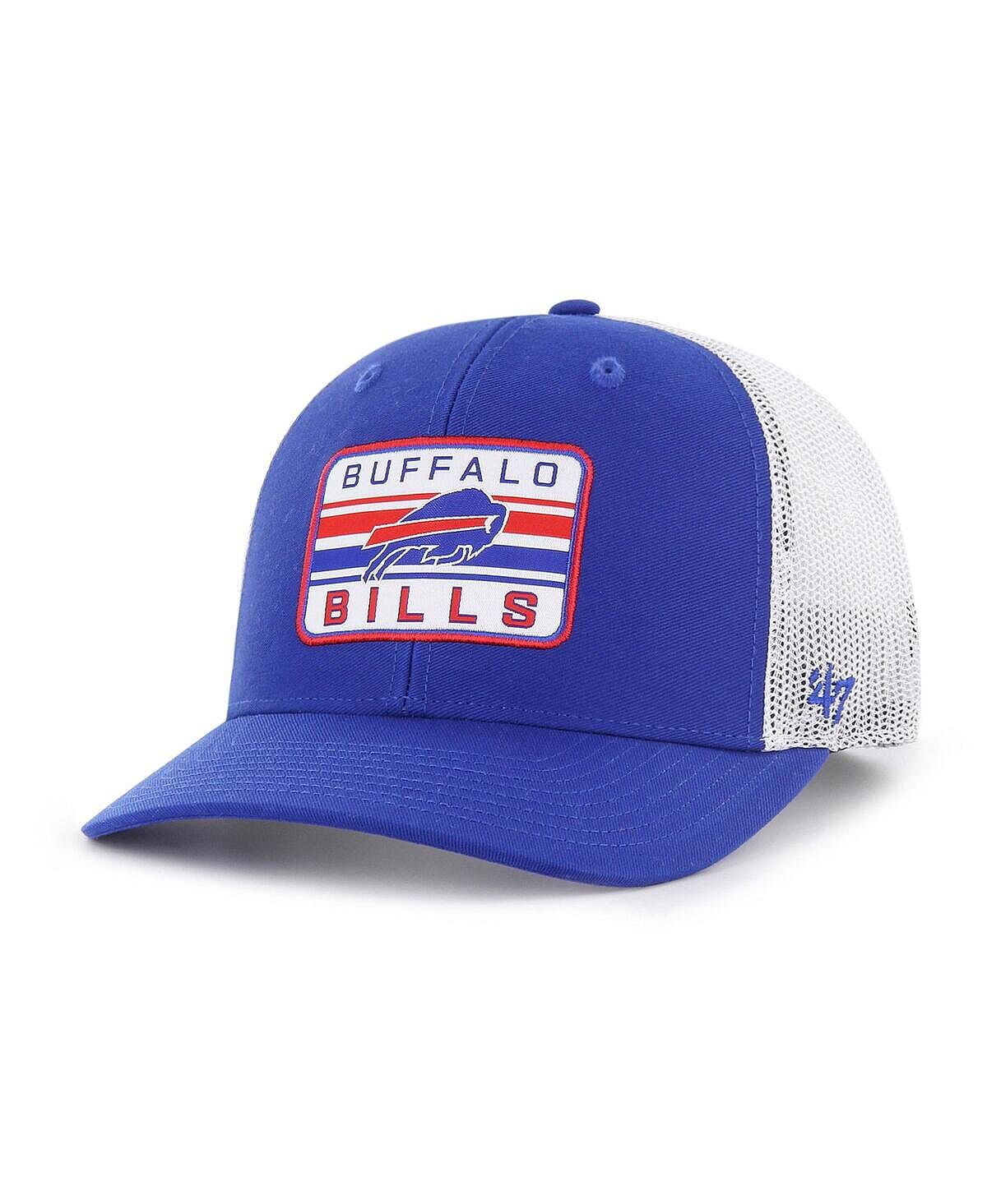 Мужская регулируемая кепка дальнобойщика Royal, белая Buffalo Bills Drifter '47 Brand
Мужская регулируемая кепка дальнобойщика Royal, белая Buffalo Bills Drifter '47 Brand