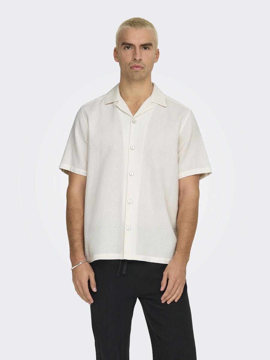 Рубашка на пуговицах классического кроя Only & Sons ONSBertil, Wool White
Рубашка на пуговицах классического кроя Only & Sons ONSBertil, Wool White