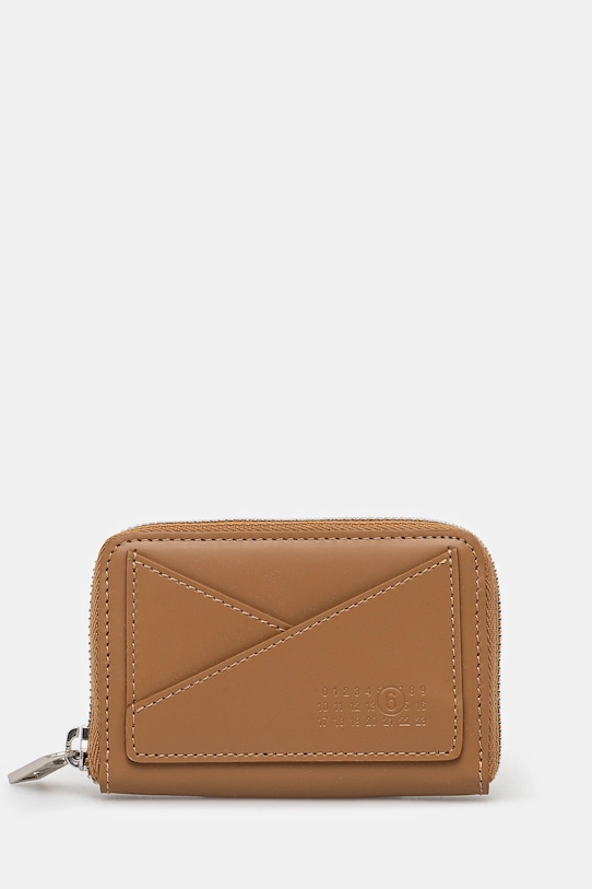Кожаный кошелек Mm6 Maison Margiela, коричневый
Кожаный кошелек Mm6 Maison Margiela, коричневый