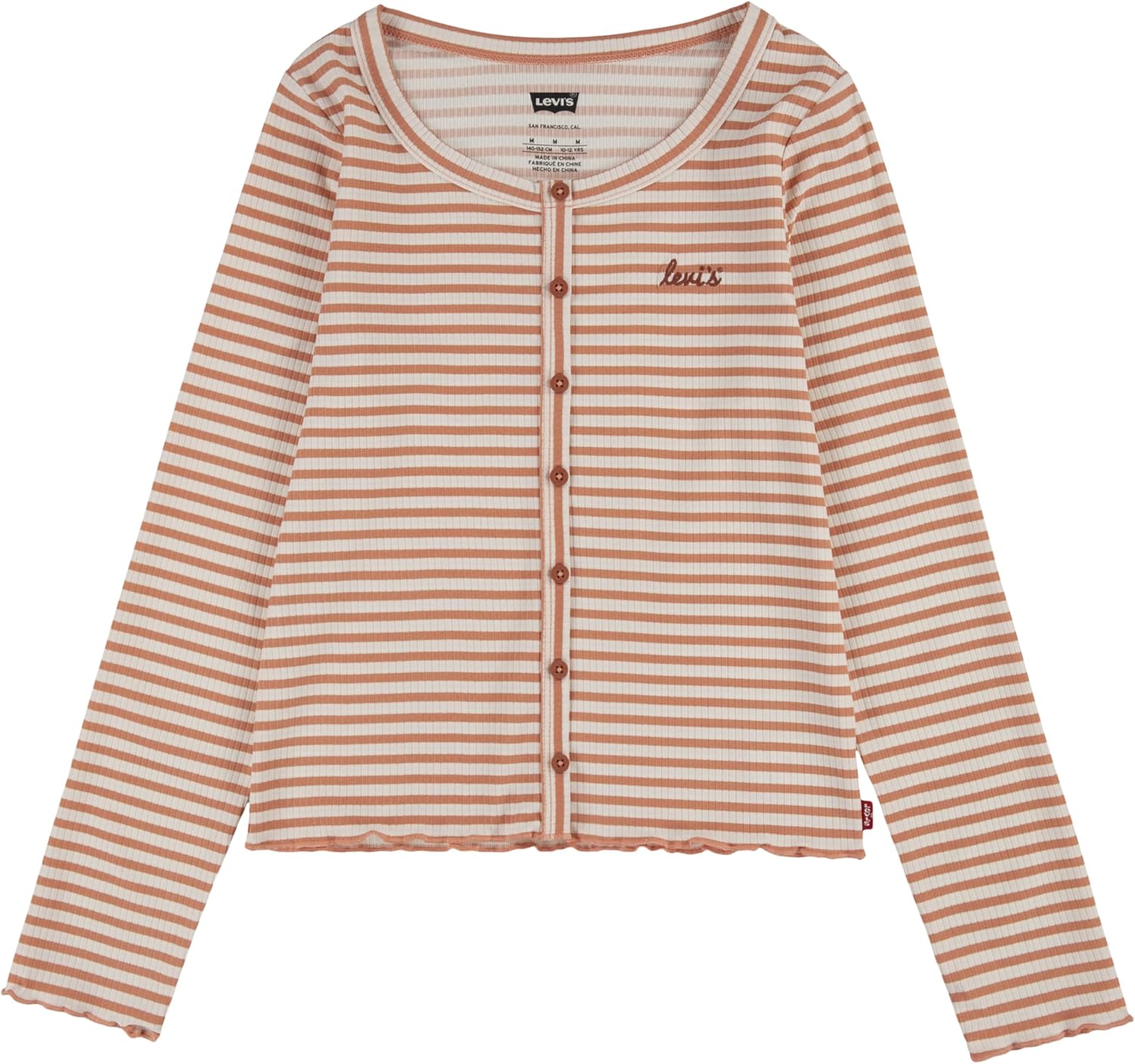 Футболка Levi's для девочек с длинным рукавом и рубчатой вязкой, Aragon
Футболка Levi's для девочек с длинным рукавом и рубчатой вязкой, Aragon