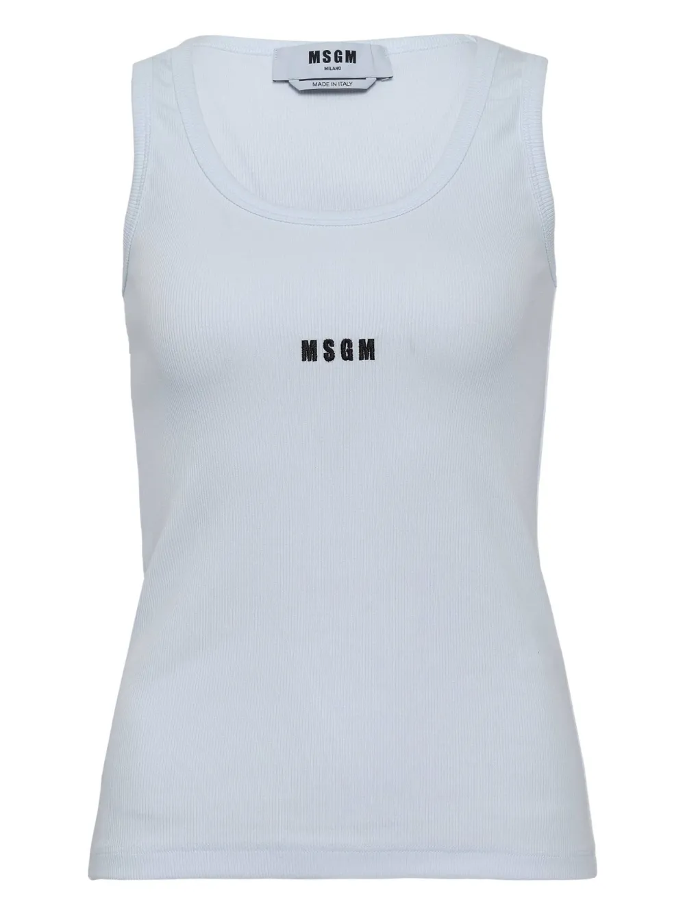 Трикотажная майка с вышивкой-логотипом MSGM, белый
Трикотажная майка с вышивкой-логотипом MSGM, белый