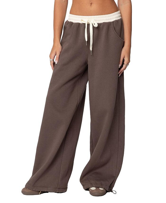 Широкие спортивные штаны Edikted Mikki, коричневый
Широкие спортивные штаны Edikted Mikki, коричневый