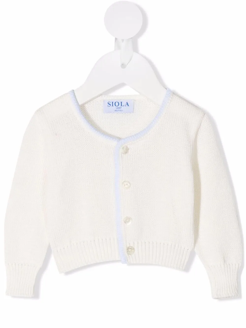 Кардиган Orlando с контрастной окантовкой Siola, белый
Кардиган Orlando с контрастной окантовкой Siola, белый