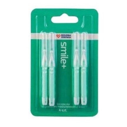 Межзубные ершики для промежутков 2-4 мм, семейная упаковка из 4 шт Smile 
Межзубные ершики для промежутков 2-4 мм, семейная упаковка из 4 шт Smile