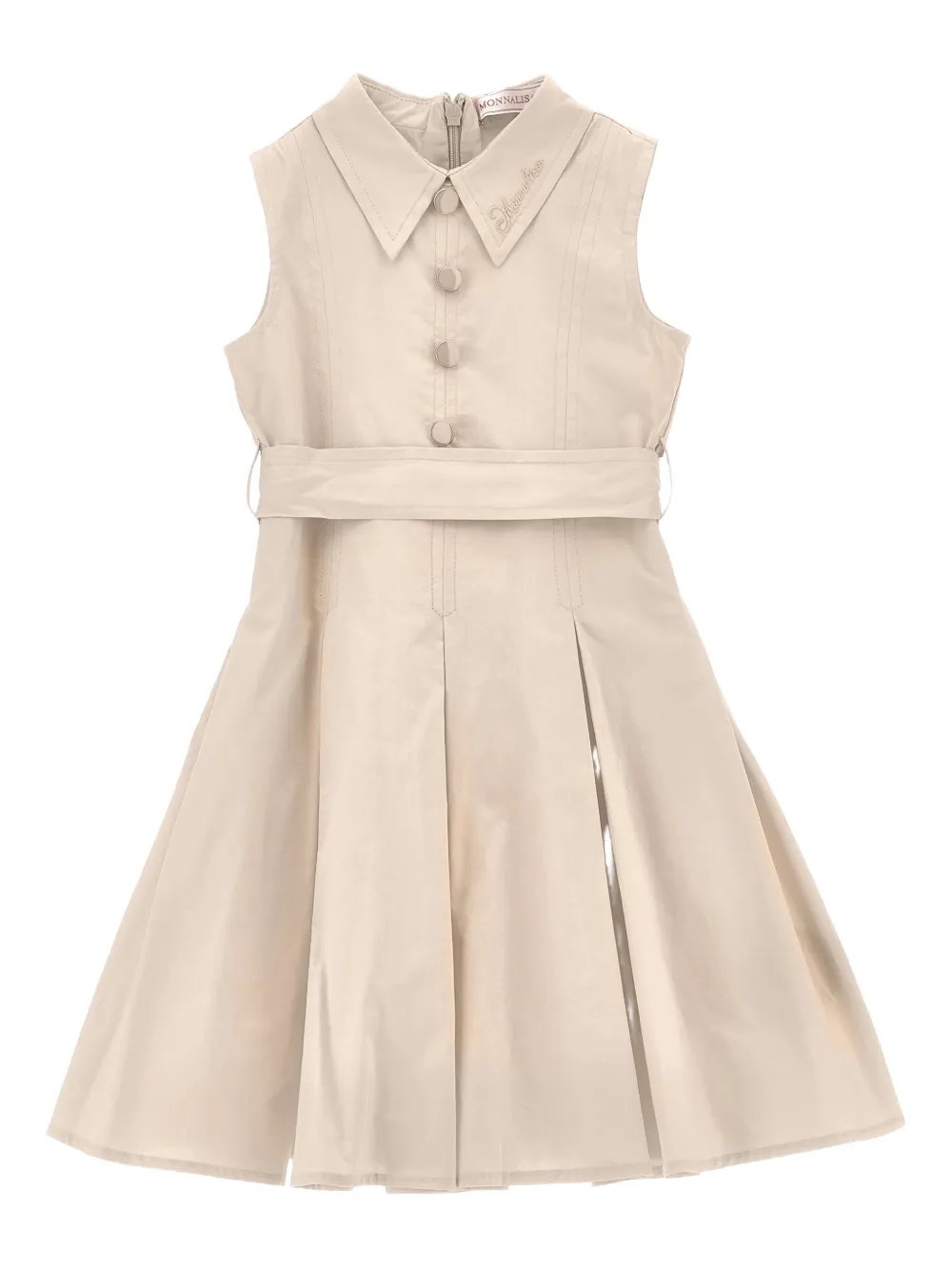 Платье с воротником поло Monnalisa, бежевый
Платье с воротником поло Monnalisa, бежевый