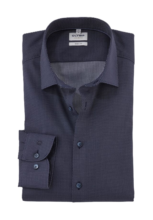 Рубашка бизнес-класса Level 5 облегающая с длинным рукавом воротником Kent Olymp, синий
Рубашка бизнес-класса Level 5 облегающая с длинным рукавом воротником Kent Olymp, синий