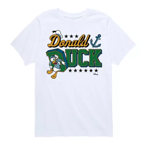 Футболка с рисунком Микки Мауса и его друзей Дональда Дака для мальчиков 8-20 лет Disney, белый
Футболка с рисунком Микки Мауса и его друзей Дональда Дака для мальчиков 8-20 лет Disney, белый