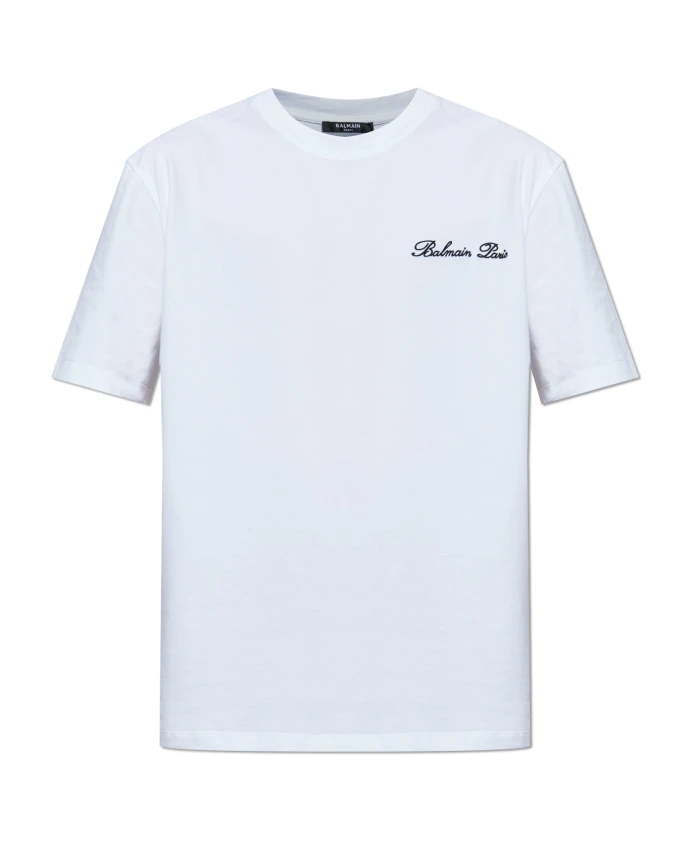 Футболка с вышитым логотипом Balmain, белый
Футболка с вышитым логотипом Balmain, белый