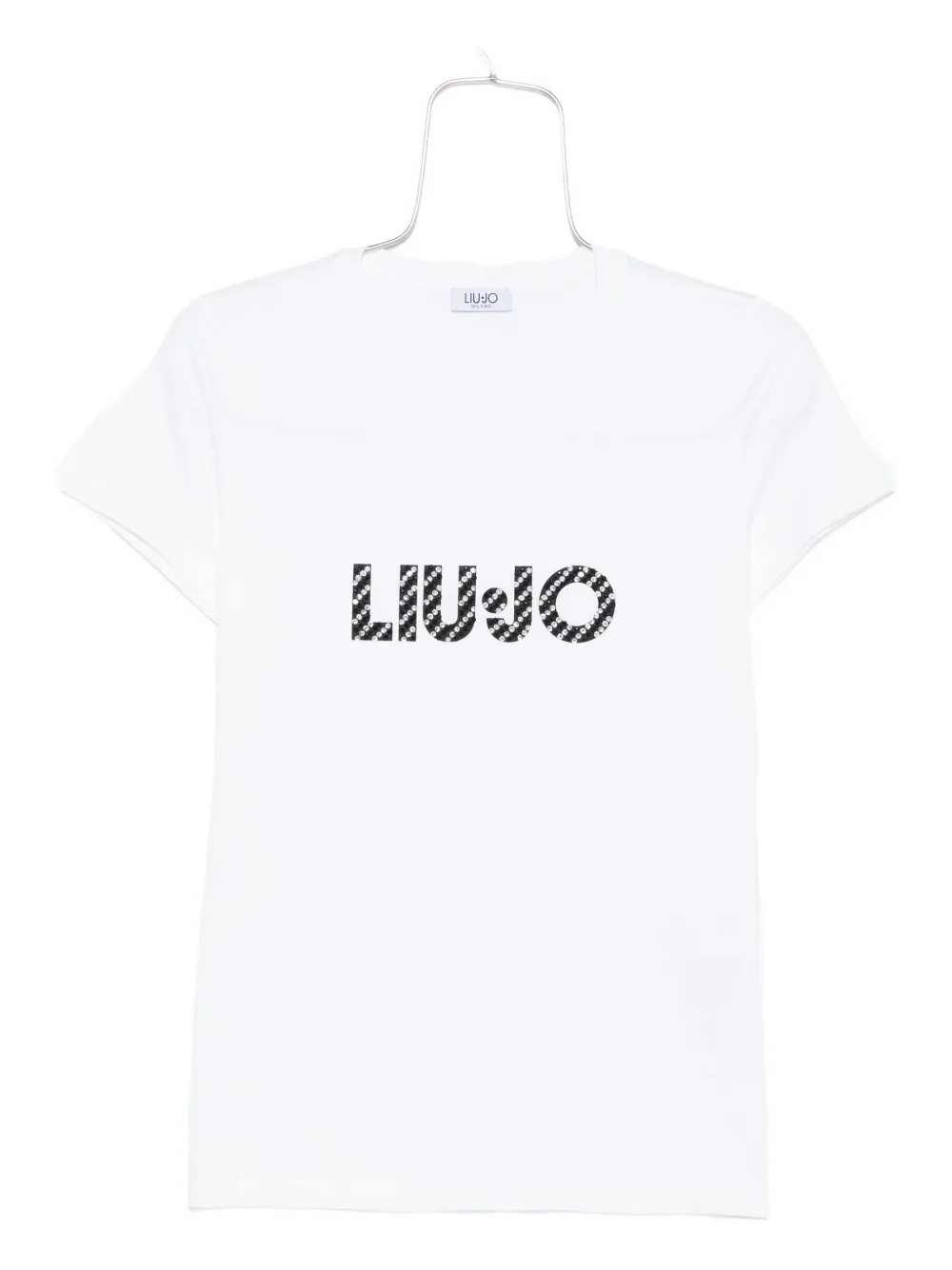 Хлопковая футболка с логотипом LIU JO, белый
Хлопковая футболка с логотипом LIU JO, белый