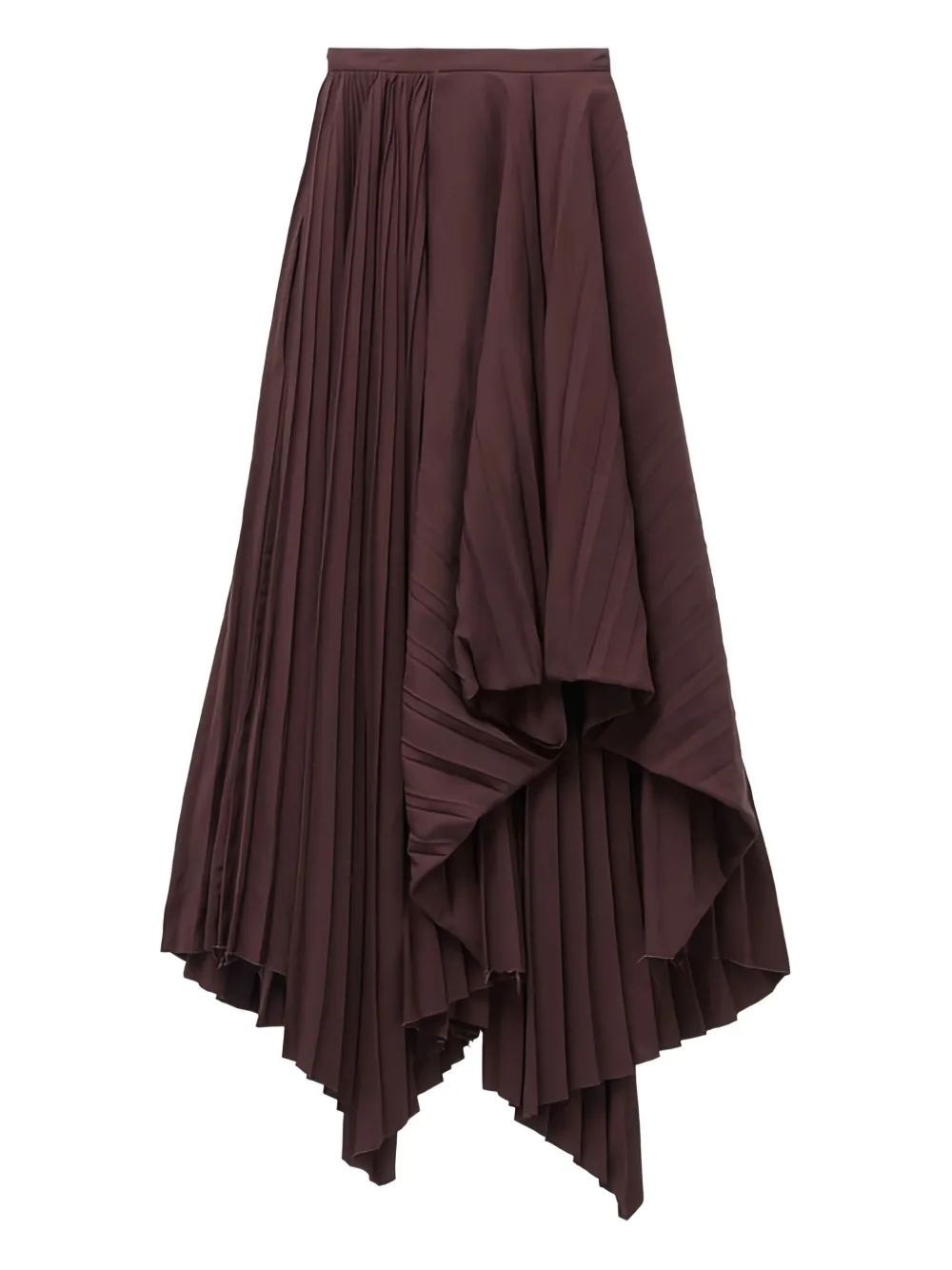 Асимметричная юбка со складками Alexander McQueen, коричневый
Асимметричная юбка со складками Alexander McQueen, коричневый