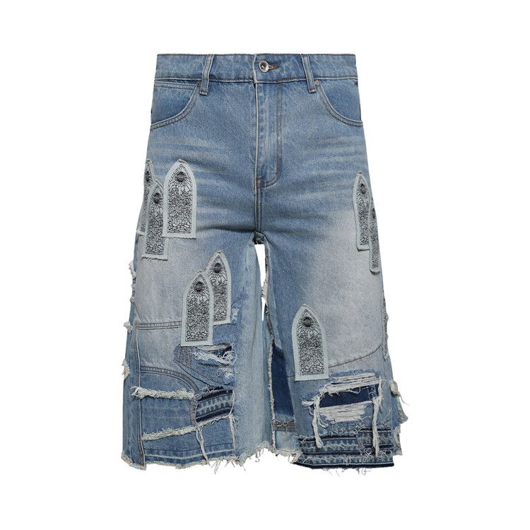 Шорты Who Decides War Patched Arch Blowout Denim Short, Sky
Шорты Who Decides War Patched Arch Blowout Denim Short, Sky