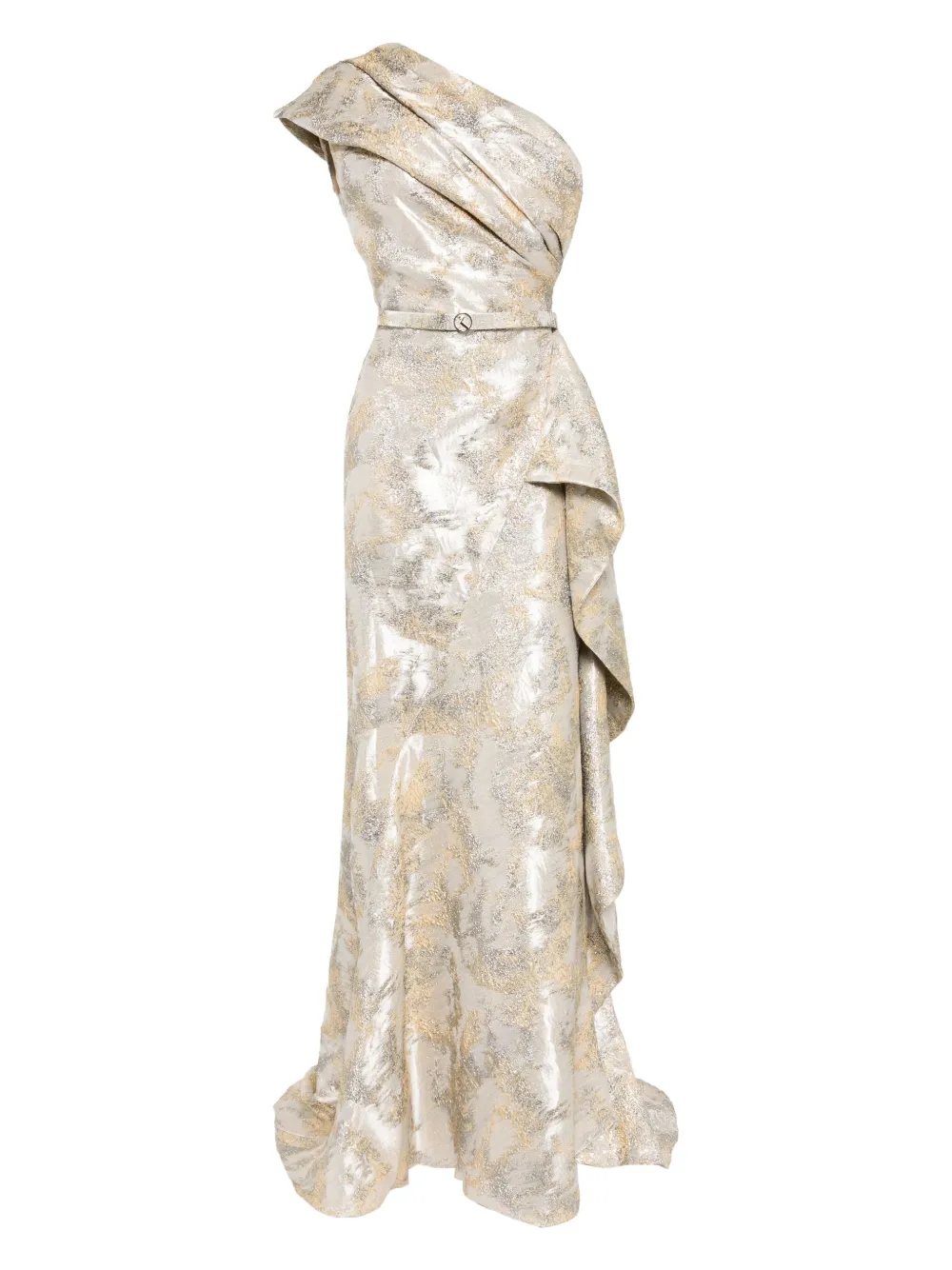 Парчовое платье на одно плечо Saiid Kobeisy, золотой
Парчовое платье на одно плечо Saiid Kobeisy, золотой