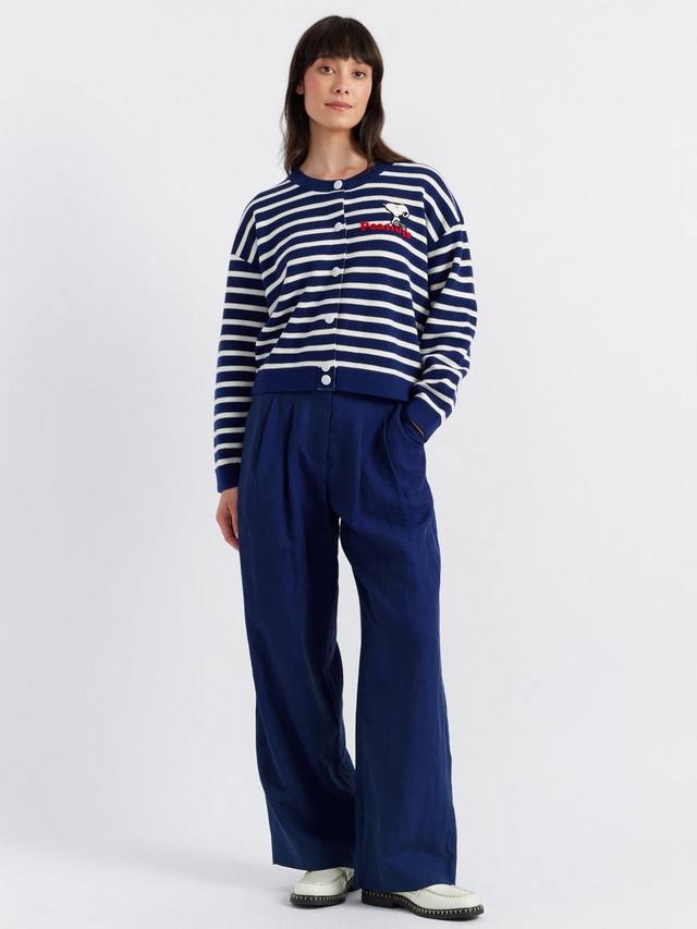 Кардиган из чистой шерсти мериноса в полоску snoopy Chinti & Parker, цвет Admiral Blue/Cream
Кардиган из чистой шерсти мериноса в полоску snoopy Chinti & Parker, цвет Admiral Blue/Cream