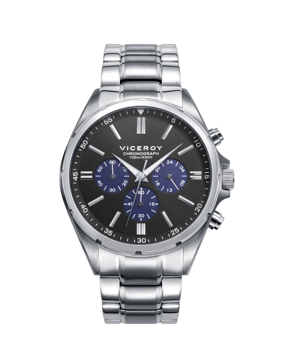 Мужские часы с хронографом из стали Magnum Viceroy, серебро
Мужские часы с хронографом из стали Magnum Viceroy, серебро