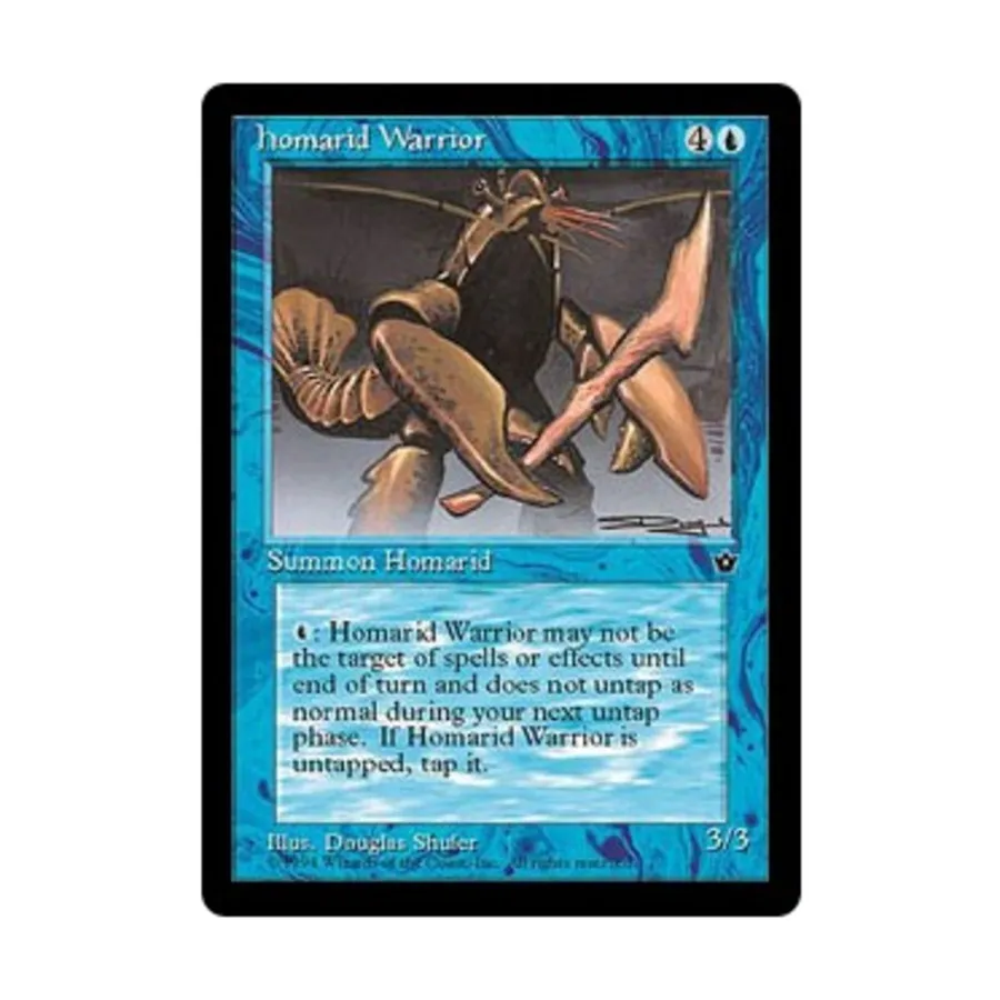 CCG Хомаридский воин - Вер. 3 (С3), MTG - Fallen Empires
CCG Хомаридский воин - Вер. 3 (С3), MTG - Fallen Empires