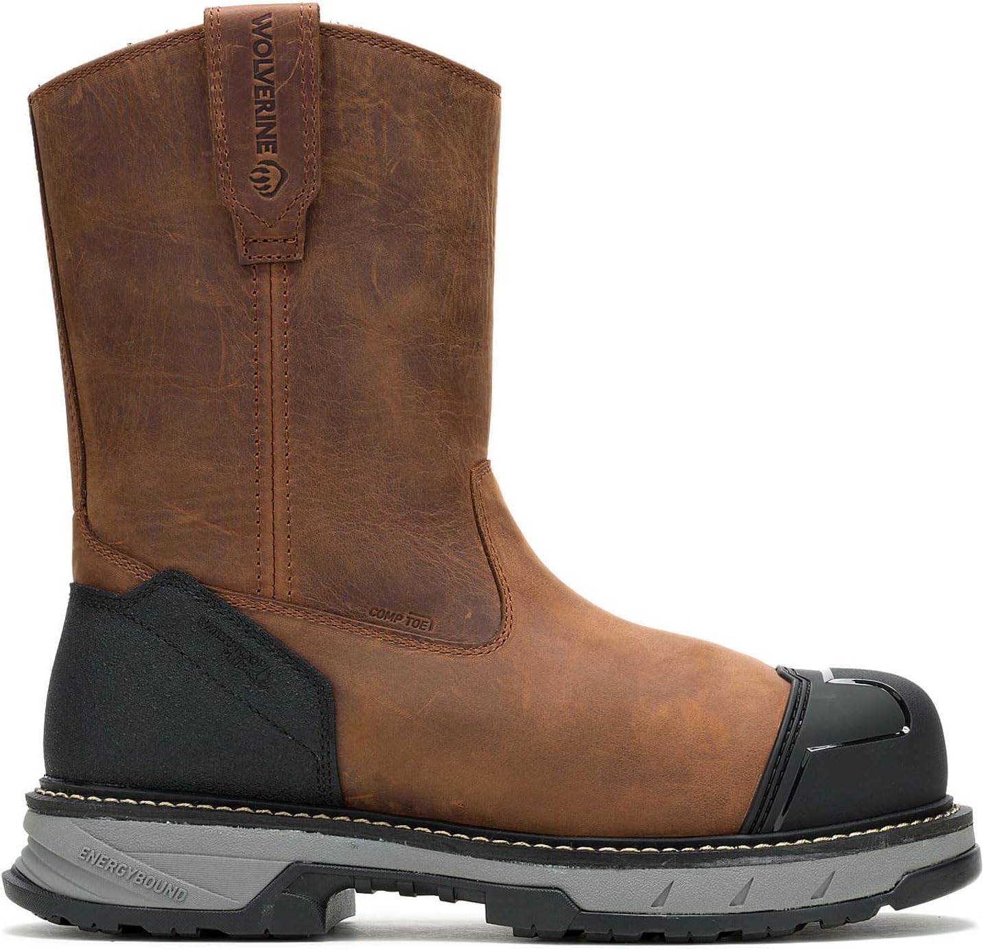 Мужские водонепроницаемые ботинки Wolverine Reforce с композитным носком и усиленной конструкцией, коричневый
Мужские водонепроницаемые ботинки Wolverine Reforce с композитным носком и усиленной конструкцией, коричневый