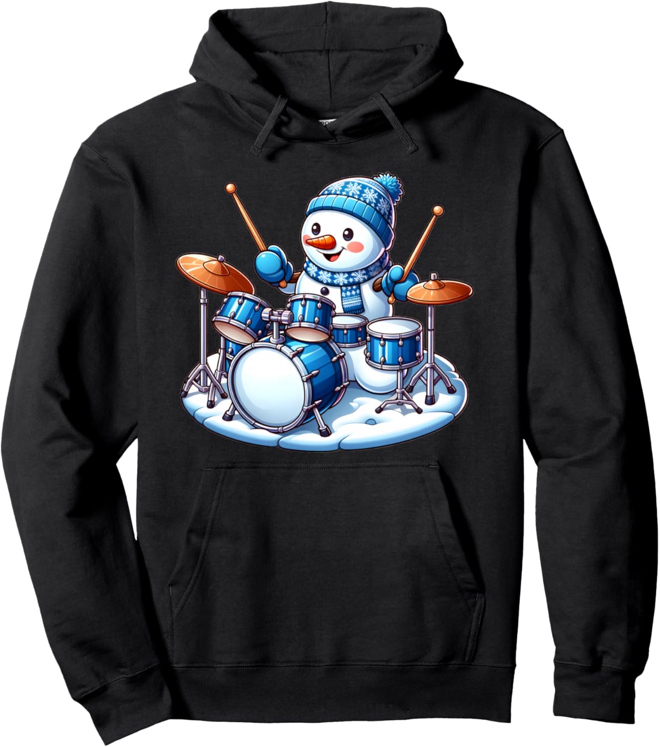 Рождественская толстовка с изображением снеговика и барабанщика, выполненная в стиле музыкальных инструментов Christmas Day Apparel, черный
Рождественская толстовка с изображением снеговика и барабанщика, выполненная в стиле музыкальных инструментов Christmas Day Apparel, черный